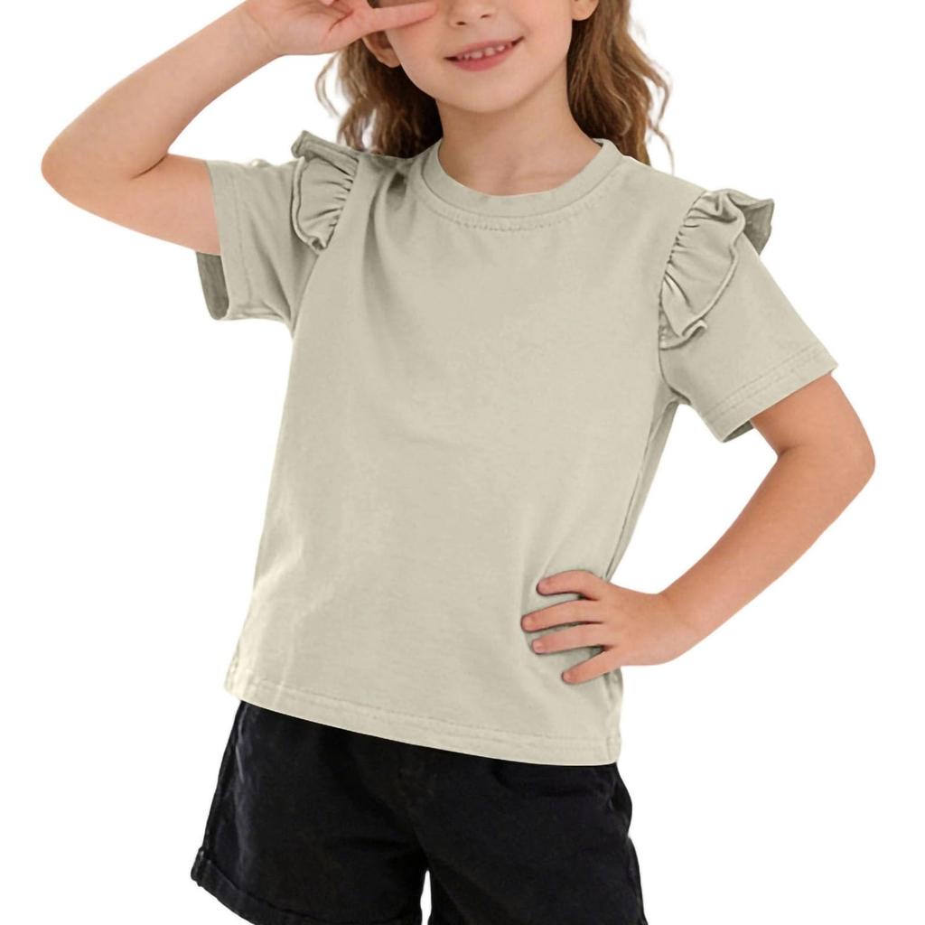 Children's Fashionable Short-Sleeve Casual Loose-Fit Top