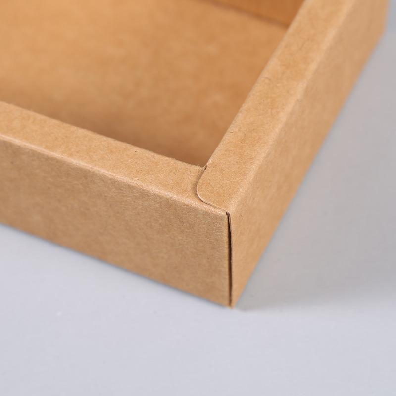 Folding Kraft Paper Box with Transparent PVC Window Blank Packaging Gift Box  Wedding Birthday Party Lipstick Perfume Gift Decoration Boxes 10pcs