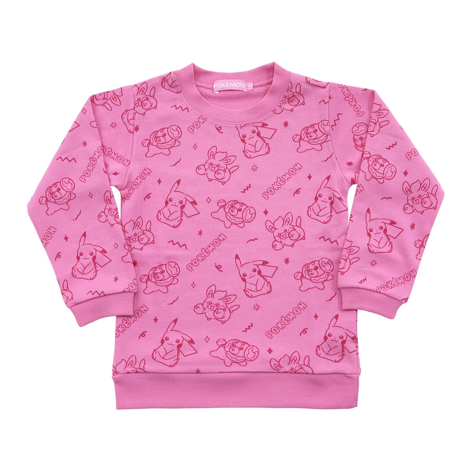 

Толстовка для девочек Takara Tomy Arts Fleece Pamo 571 Pokémon, Пикачу, ПапиМоччи, розовый