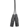 Plug and Play Microphone Cable 1/8 Inch To 3-Core Double XLR Interconnect Patch Cord  Studio Use