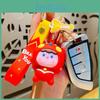 Adorable Cartoon Superhero And Monster Keychain Silicone Gift Accessory