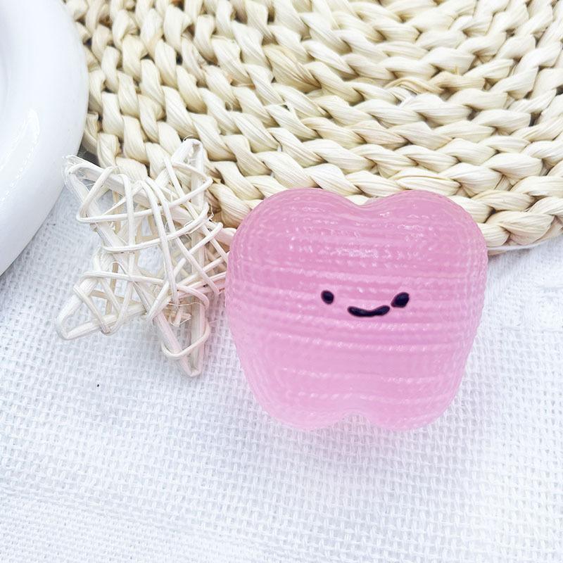 Soft Squishy Teeth Fidget Toy Cube Anti Stress Squeeze Toy  Adults Party Gifts Slow Rise Toy Autism ADHD Sensory Anxiety Therapy
