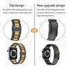 Titan-Luxusband für Apple Watch Series10 46 mm 42 mm 44 45 mm 38 40 41 mm Ultra1/2 49 mm Business-Armband für iWatch Series 9 7 se 6 8 5 4 Armband
