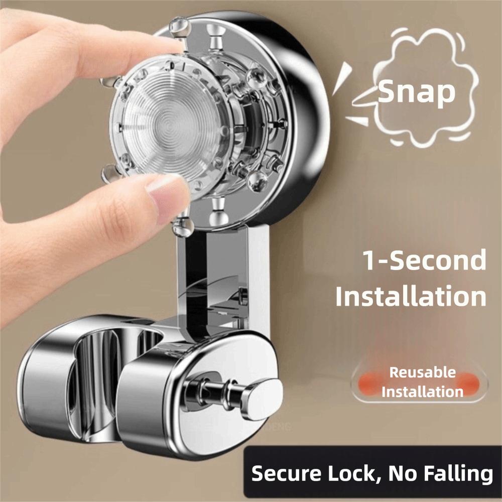 Removable Wall Mount Bracket 360° Adjustable Showerhead Holder Home Organization