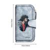 Punk Style PU Long Wallet Multi Card Slot Forever Design Fashionable Punk Pattern Casual Daily Purse