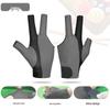 Universal Fingerless Non-slip Billiard Gloves, Elastic and Breathable, Fit Both Hands.