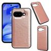 For Google Pixel 9a Case Calf Texture PU Leather Anti Fingerprint Back Phone Cover
