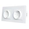 Model 153 Smart WiFi Wall Socket with Tempered Glass Panel - Alice Voice App Compatible