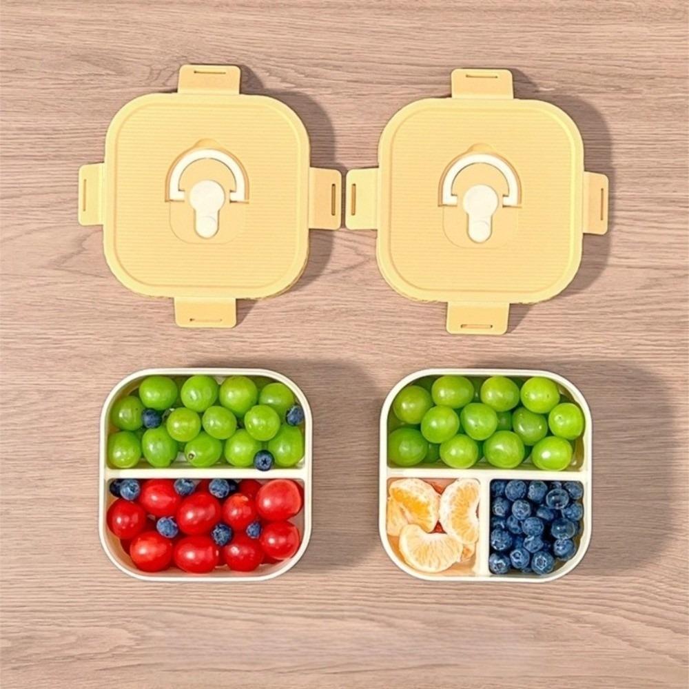 Leak-proof Fruit Salad Lunch Container With Compartment Student Lunch Box  School