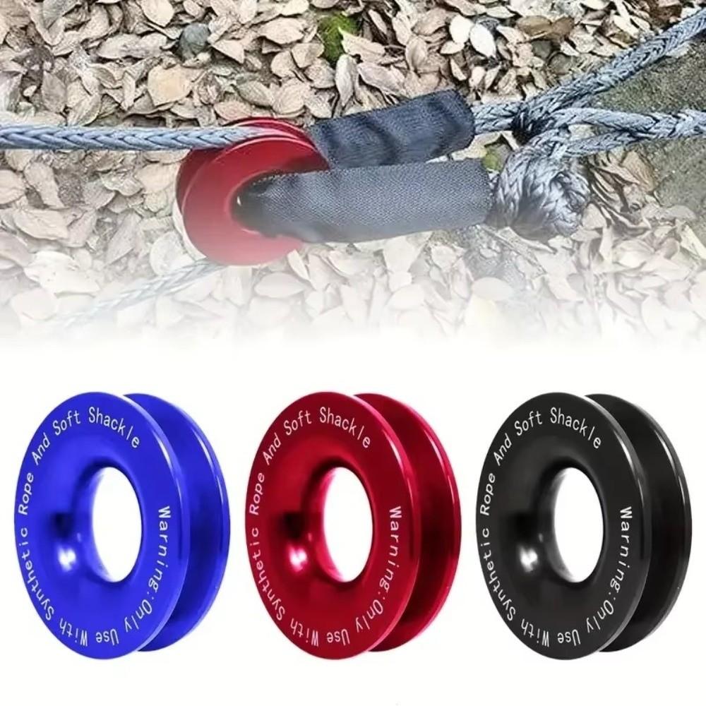 41000lbs Break Strength Rope Retention Pulley Soft Shackle Recovery Ring Off-Road Vehicle Recovery