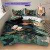 3Pcs Samurai Dreamscape Bedding Set Soft Fabric Duvet Cover Pillowcases Home Xmas Halloween Gift 1 Duvet Cover 2 Pillowcase S1133