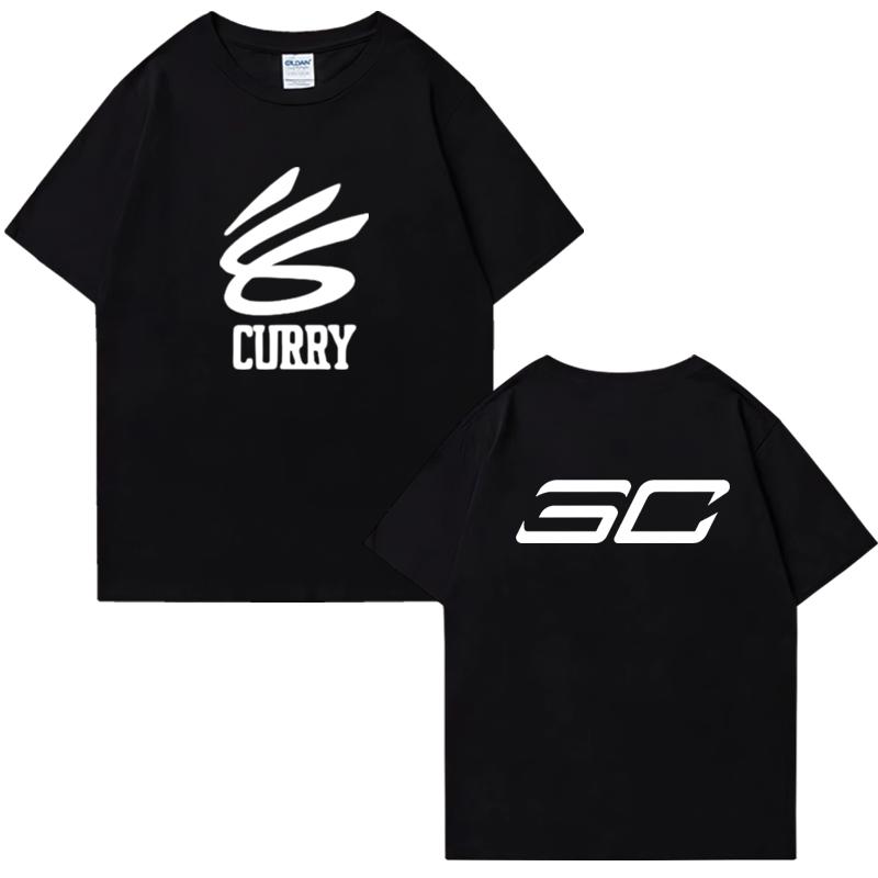 2025 Jinzhou Warriors Curry 30 Basketball train Double Sided Printed Oversized t-shirt Men Women Cotton Unisex Summer clothing