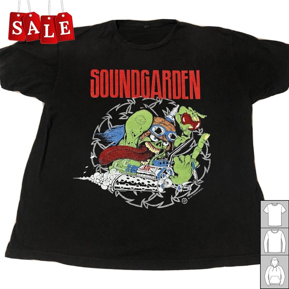 New Vintage Soundgarden 1991 Tour Gift For Fans Unisex S-5XL Shirt ZO117 Unisex T-Shirt XXXXL