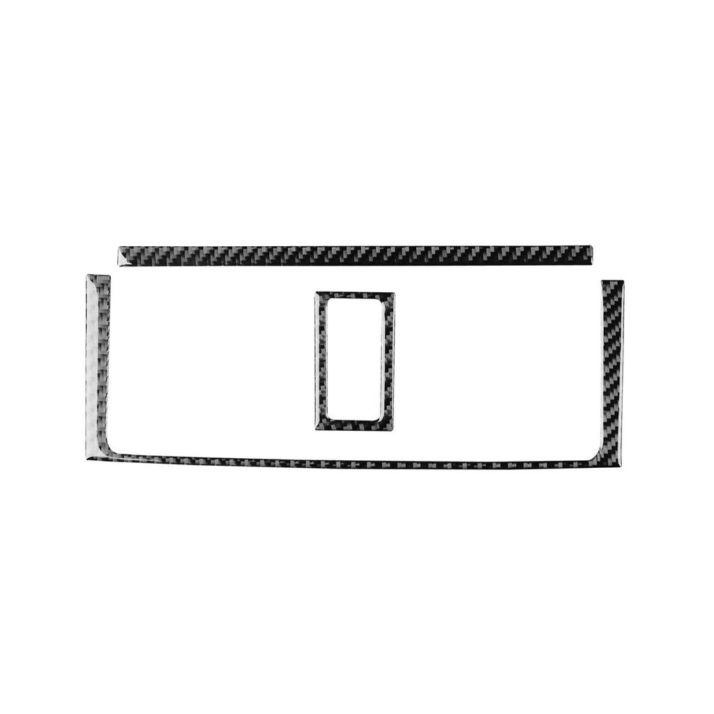 Carbon Fiber Interior Parts for Honda Accord 03-07: Steering Wheel, Window Lifters, Center Console, and Instrument Panel.