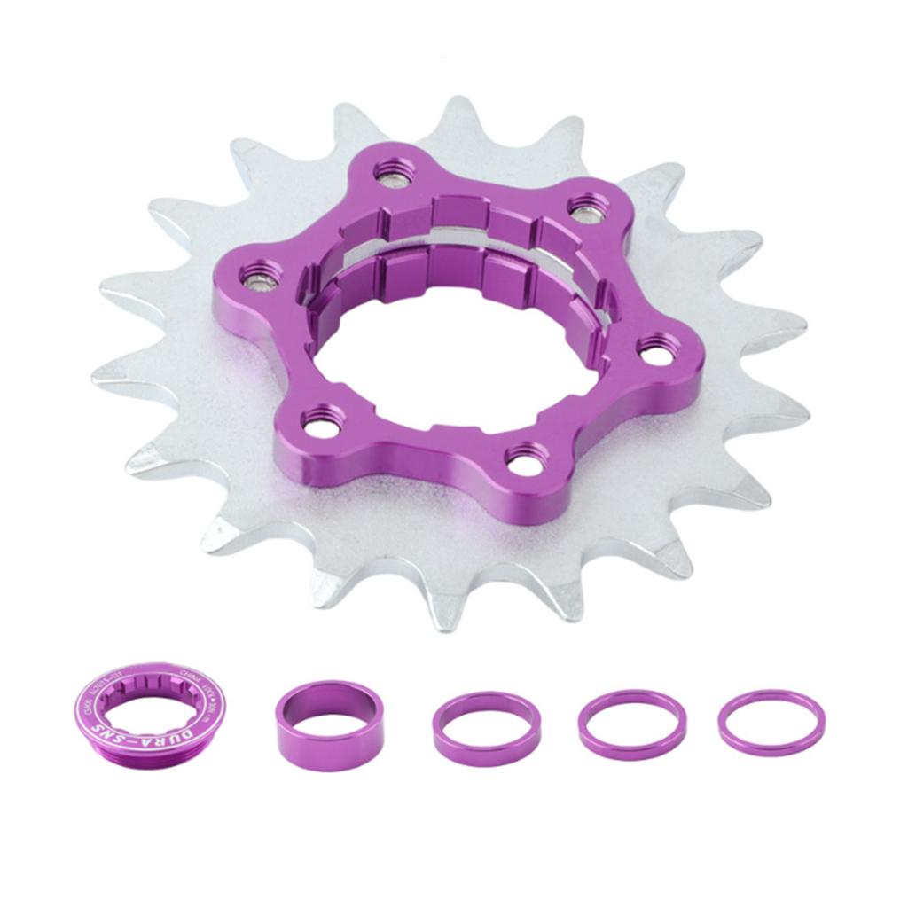 Single-Speed-Umrüstsätze für Mountainbikes und Rennräder, Aluminiumlegierung 16T 18T Fahrrad-Single-Speed-Ritzel