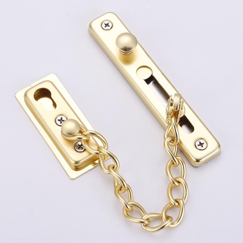 High Quality Door Chain Security Door Chain High Quality Stainless Steel Black Easy-to-install Hardened House Kitchen золотой