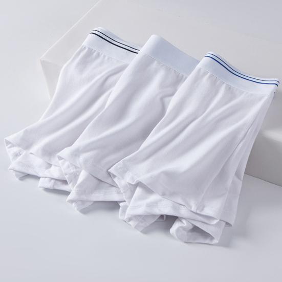 Men Boxer Underwear Elastic Mid-Waist Design U-Convex Shorts Briefs Smooth