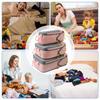 Packing Cubes Compression Portable Lightweight Travel Organizer Space-Saving Multi-Functional Home & Garden Storage For