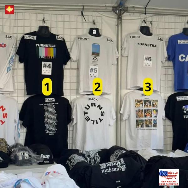 New Apparel Turnstile 2025 Tour T-Shirt Heavy Cotton Reprint Band Merch Tee Unisex T-Shirt Graphic Tee XXL