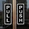 3D Embossed Self-Adhesive Acrylic Door Sign for Offices, Departments, or Toilets