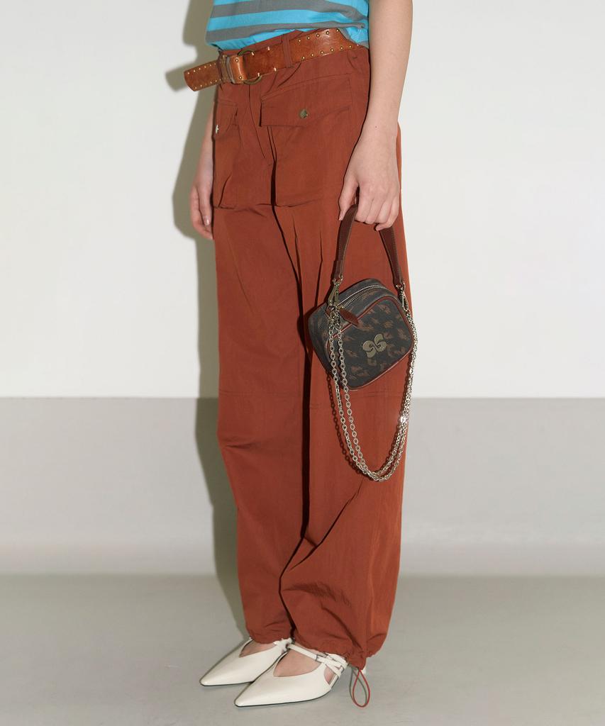 HERETIC Heretic Cargo Nylon Pants / Orange
