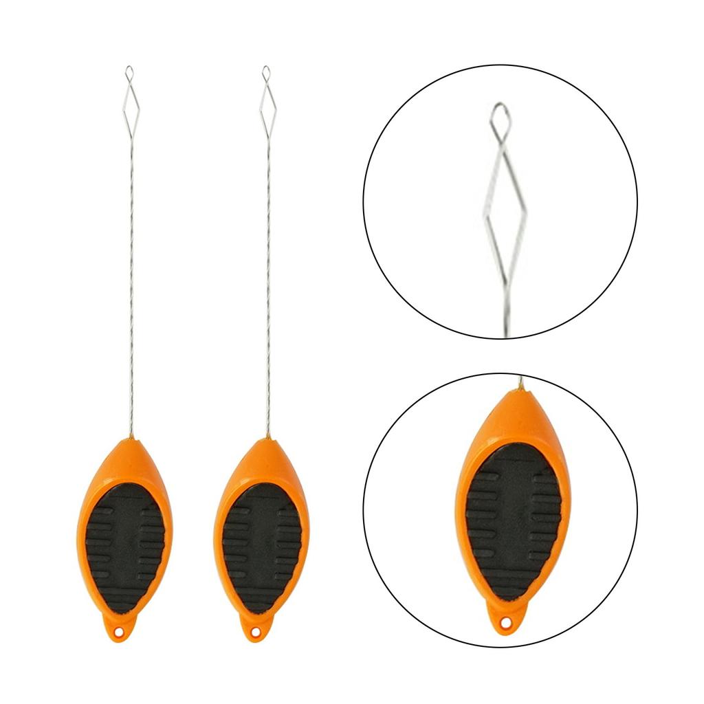 Carp Fishing Baiting Rigging Needle Driller Knot Puller Line Boilie Stop Easy Splice Needle Leader Line Knot Puller Tool