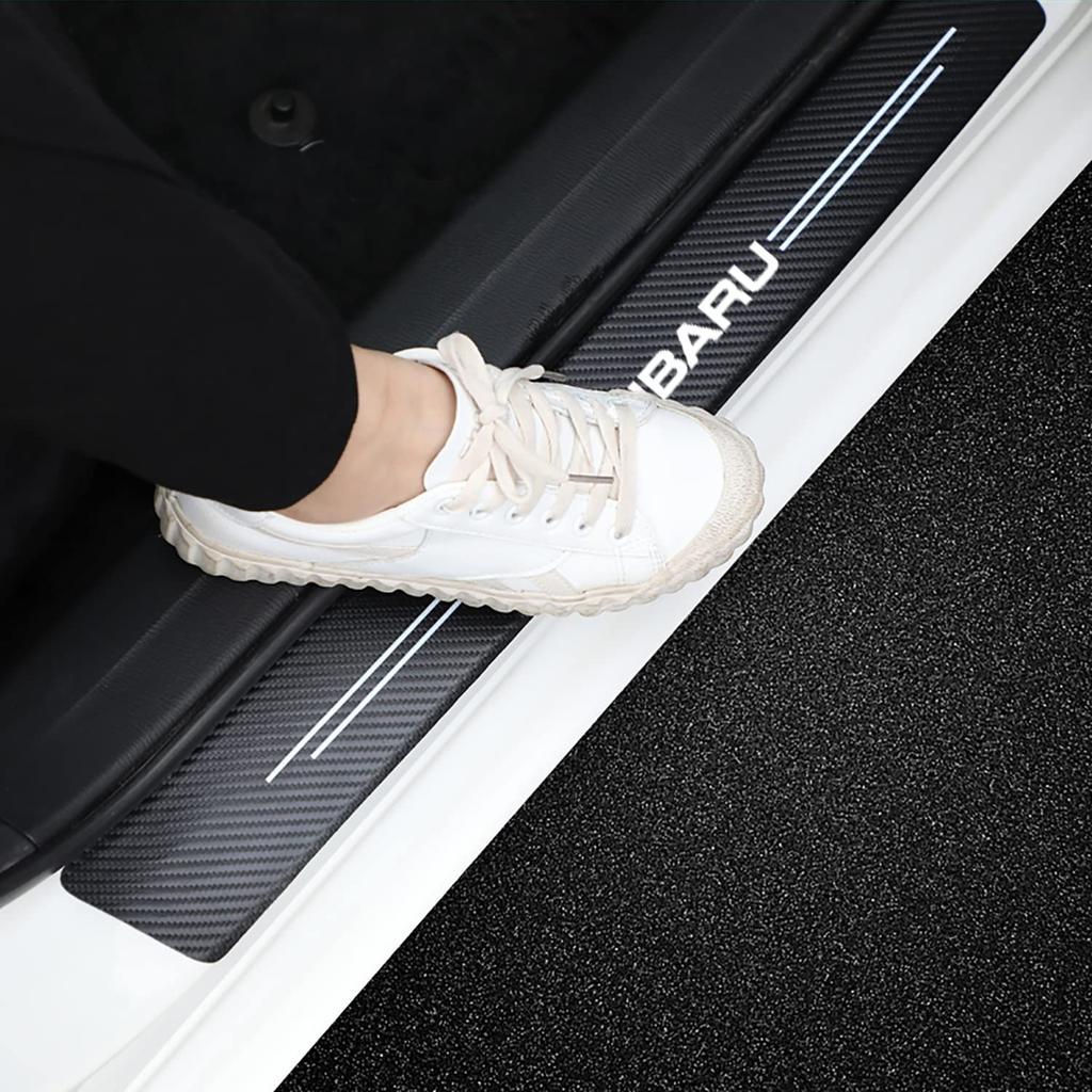 MONGAI Car Side Step Guard Side Step Scuff Plate Premium Material Premium Feel Protection