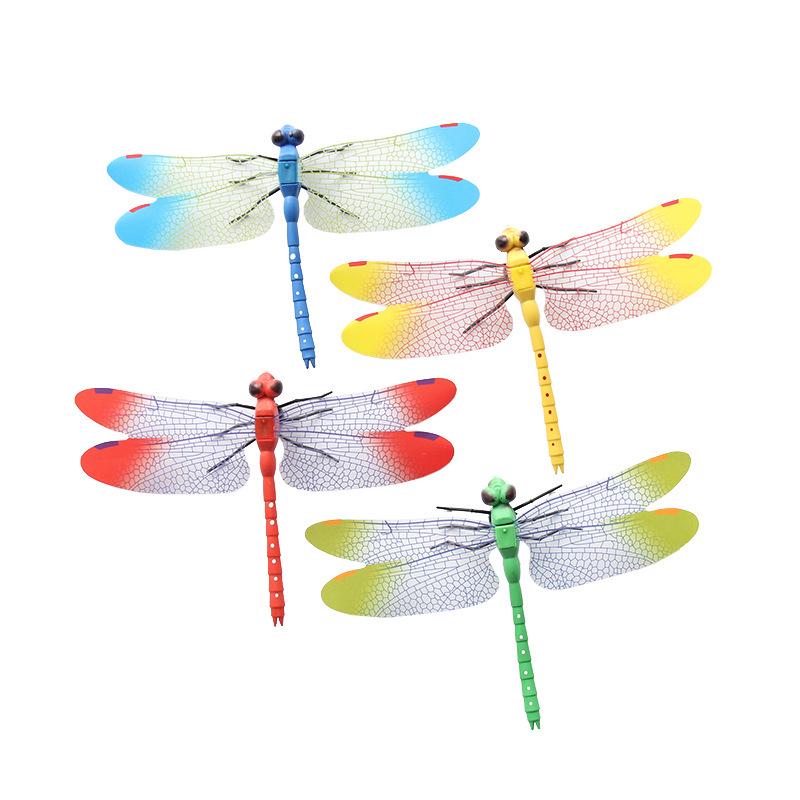 3D Libellen- & Schmetterlings-Wandaufkleber für Wohnzimmer, Schlafzimmer, Kinderzimmer, Hochzeitszimmer & Kühlschrank - Kreative Dekorationen