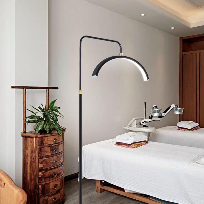 Beauty Light U-Shaped Floor Lamp: Super Bright, Eye-Protective Lighting for Eyelash Extensions, Manicures, Tattoos, Freckle and Acne Treatments.
