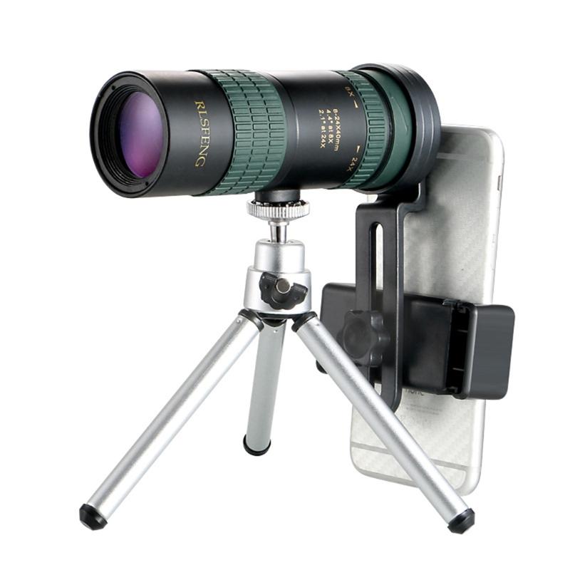 Military Telescope 8-24x30 Super Telephoto Zoom Monocular Telescope Waterproof