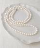 VINGTAINE Pearl Long Necklace, 8mm, Double Strand, Elegant, Simple, Casual, Adult, Ceremony, GraduationEntrance Ceremony, After-Party, Party, C3382-