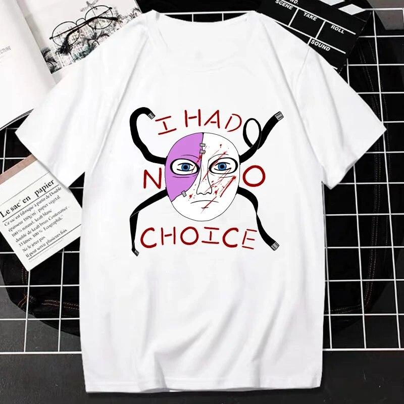 Tričko Sally Face Horror Game Print Tričko Kawaii Harajuku Anime Oblečení Ženy Unisex Móda Ležérní Tričko Hiphop Gothic Streetwear