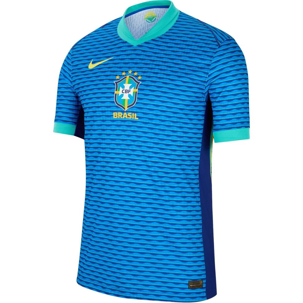 Nike Brazil 2024 Match Away ADV Authentic Jersey Soar/Light Retro/Dynamic Yellow Men Streetwear FJ4269-458