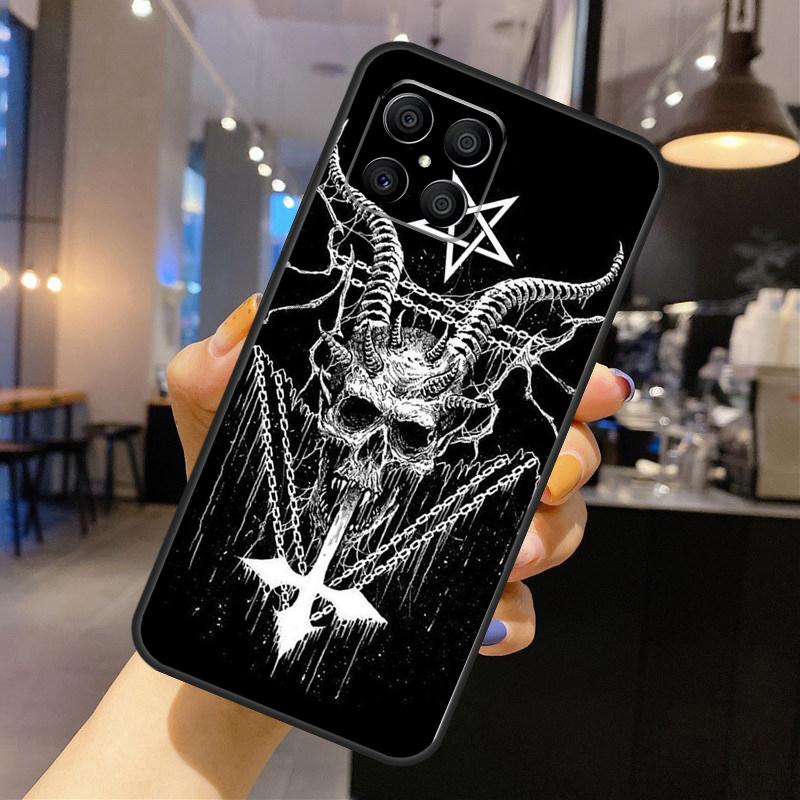 Devil Satan Case For Honor Magic 7 6 5 Lite Cover For Honor 200 400 Pro 50 70 90 X9 X8a X8b X9a X9b X9c