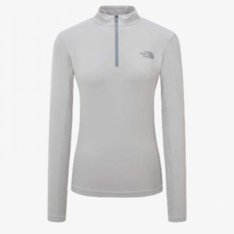 

The North Face Women S Long Sleeve Zip Tee Nt7lp83 BLK (black)/85(S)