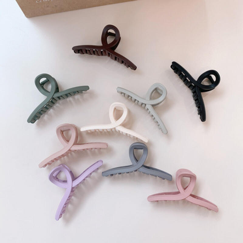 Matte Luxury Wave Updo Big Hair Clip 9 Colors Violet