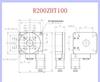 Y200RA Electric Hollow Rotary Indexing Table with Worm Gear for Laboratory Use