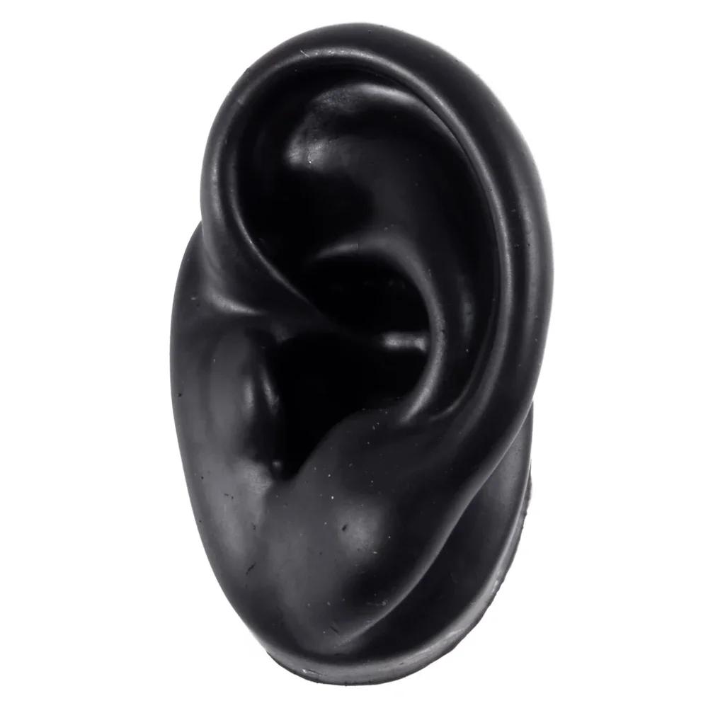 Acrylic Earring Display Stand with Soft Silicone Ear Model Jewelry Display and Storage