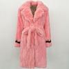 OFTBUY 2024 Winter Warm Plush Fur Top Women Jacket Long Real Fur Natural Rabbit Fur Coat Fashion New Style Can Be Customized