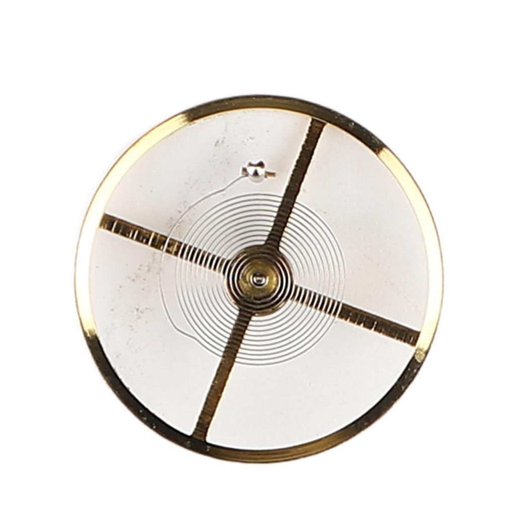 8205 Watch Movement Balance Wheel Alloy Full Swing Hairspring Watch Repair Accessories Golden