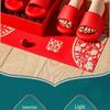 Festive Red Summer Wedding Slippers: Non-Slip Indoor Sandals for Couples