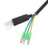 E-Bike Motor Verlängerungskabel M6 Stecker 9 Pin Wasserdichtes Verlängerungskabel für Vorderrad Hinterrad Nabenmotor Umbausatz 66cm