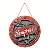 2D Flat 20cm American Bar Decoration Sign Wooden Round Logo Welcome Door Sign Hardware Store Window Pendant Decoration Wood Crafted Art for Door  Room