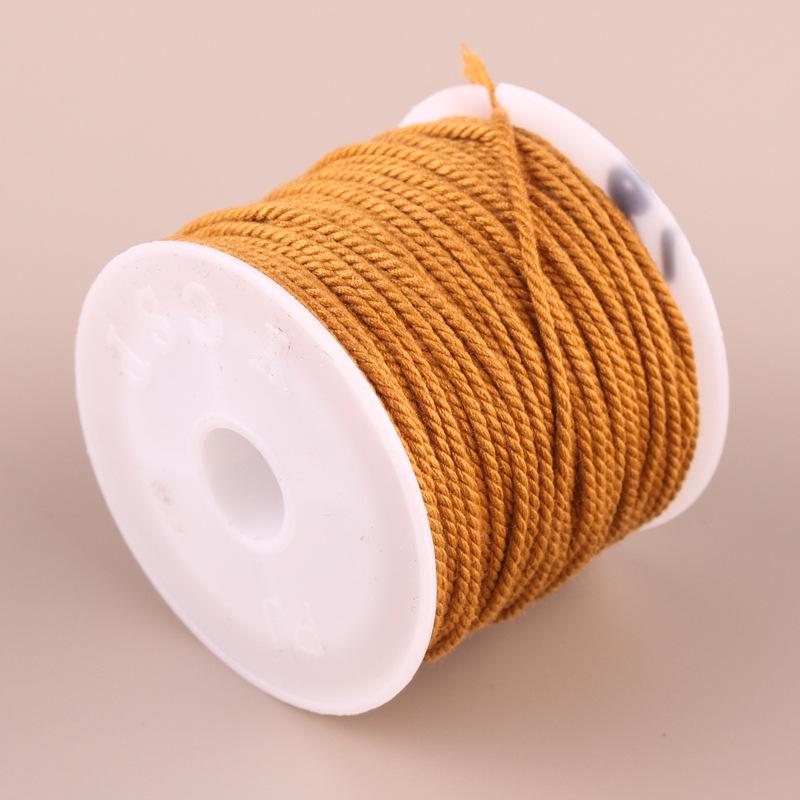 Hand-Twisted Cotton Thread: Tibetan Star Moon Bodhi Bracelet Weaving String.