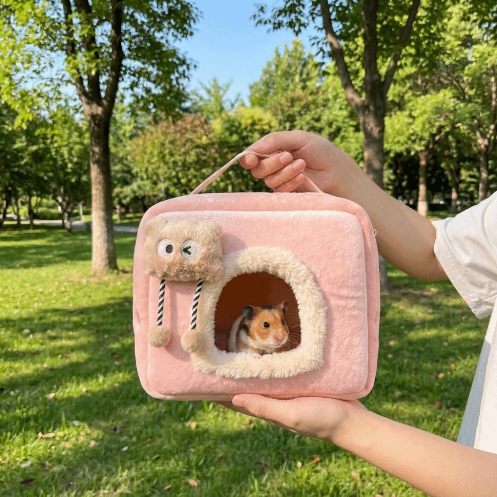 Soft Hamster Carrier Bag Warm Small Pet Carrier Portable Pet Travel House Travel