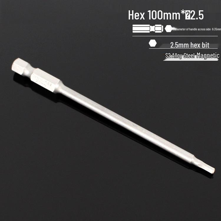 S2 Hexagon Magnetic Impact Driver Bit Set for Electric Screwdrivers