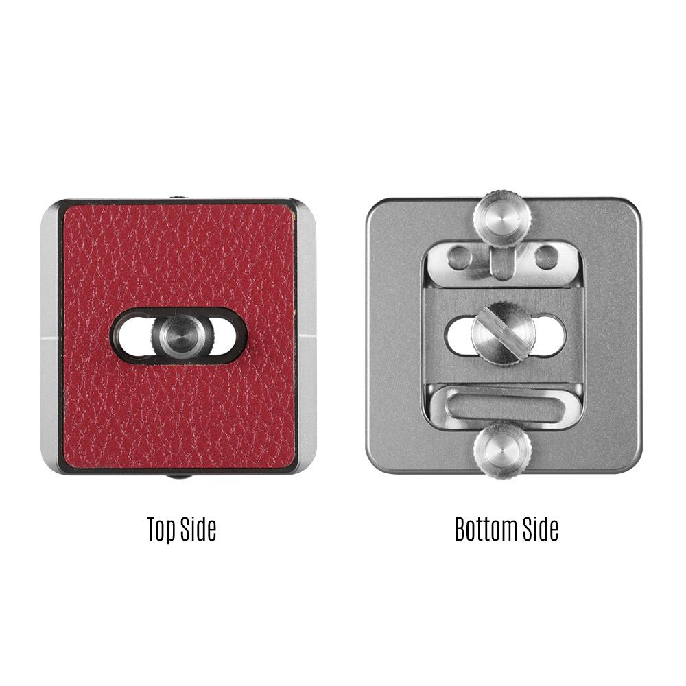 38mm Ultra thin Universal Quick Release Plate with Camera Strap Loop Removable Camera Screw Wrench for Arca Swiss