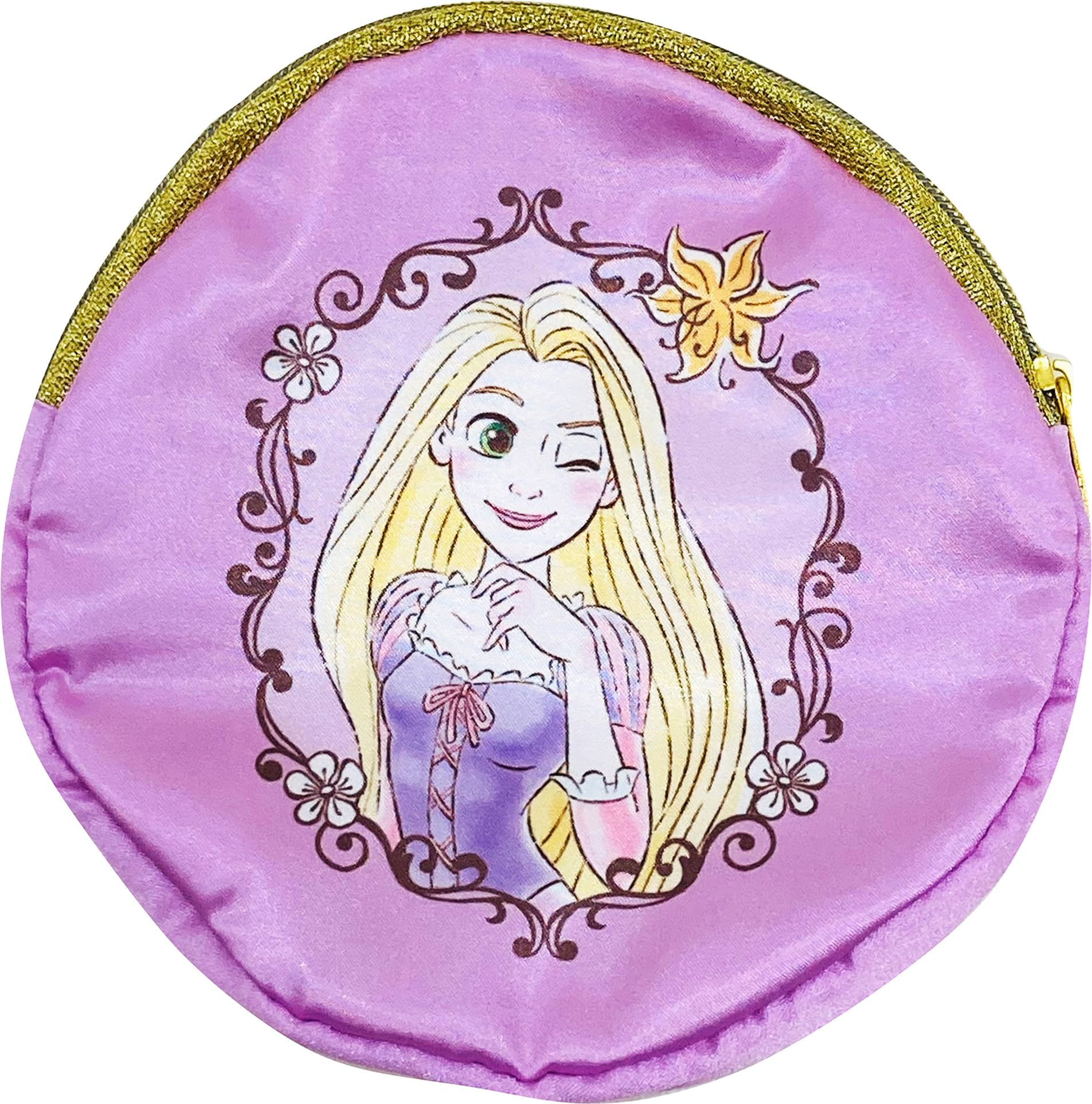 

MORIPiLO Rapunzel Tissue Case, Disney Merchandise, Small Item Case, Plush Toy Pouch, Cute, 13x13cm (Purple), Disney Character, Morishita Pillow