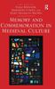 Memory and Commemoration In Medieval Culture Kitabı
