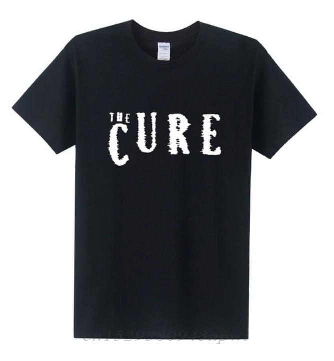 2025 New Hot Summer men tshirt The Cure T Shirt Men HipHop Fashion T-shirt Men O Neck Cotton Punk Classic Tops Tee Free Shipping